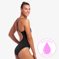 FUNKITA Still Black | Ladies Swim Secure One Piece -Funkita 1 b503b000 9677 4a66 9ff3 23b92a4b0fc4