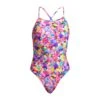FUNKITA Garden Party | Girls Tie Me Tight One Piece 2 FUNKITA Garden Party | Girls Tie Me Tight One Piece -Funkita FKS001G GARDEN PARTY 02