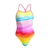 FUNKITA Ocean Ink | Girls Tie Me Tight One Piece -Funkita FKS001G OCEAN INK 01