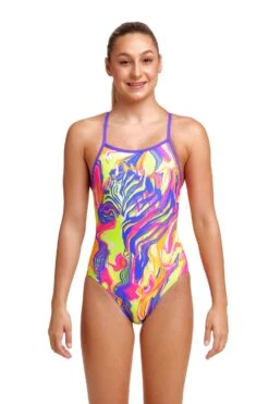 FUNKITA Run Wild | Girls Tie Me Tight One Piece -Funkita FKS001G RUN WILD 01