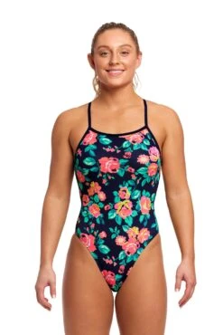FUNKITA Full Bloom | Ladies Tie Me Tight One Piece -Funkita FKS001L FULL BLOOM 01