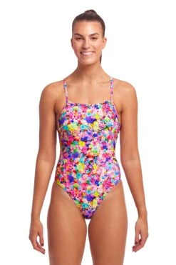 FUNKITA Garden Party | Ladies Tie Me Tight One Piece -Funkita FKS001L GARDEN PARTY 01