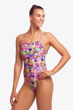 FUNKITA Garden Party | Ladies Tie Me Tight One Piece -Funkita FKS001L GARDEN PARTY 08