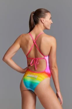 FUNKITA Ocean Ink | Ladies Tie Me Tight One Piece -Funkita FKS001L OCEAN INK3