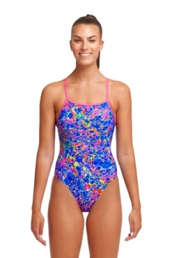 FUNKITA Oiled Up | Girls Tie Me Tight One Piece -Funkita FKS001L OILED UP 01 1