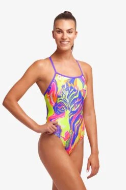 FUNKITA Run Wild | Ladies Tie Me Tight One Piece -Funkita FKS001L RUN WILD 13