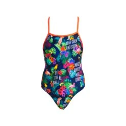 FUNKITA Tropic Tag | Girls Diamond Back One Piece