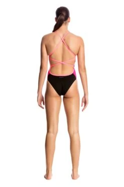 FUNKITA PINK SHADOW | LADIES COLOUR BLOCK ONE PIECE -Funkita FKS002L PINK SHADOW 006