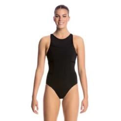 FUNKITA Still Black | Ladies Hi Flyer One Piece -Funkita FKS003L STILLBLACK 01