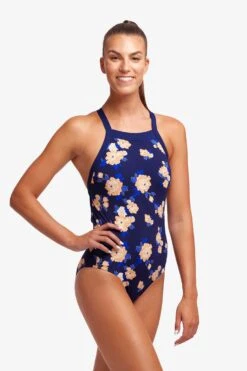 FUNKITA Rose Water | Ladies Sky Hi One Piece -Funkita FKS008L ROSE WATER 08