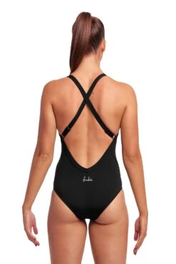 FUNKITA Still Black | Ladies Sky Hi One Piece -Funkita FKS008L STILL BLACK 02 1