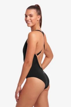 FUNKITA Still Black | Ladies Sky Hi One Piece -Funkita FKS008L STILL BLACK 06