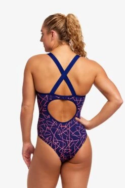 FUNKITA Serial Texter | Ladies Eclipse One Piece -Funkita FKS025L SERIAL TEXTER 06