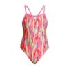 FUNKITA Feather Flock | Girls Single Strap One Piece -Funkita FKS030G FEATHER FLOCK 01
