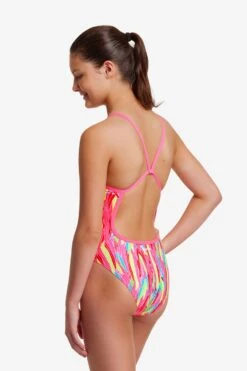 FUNKITA Feather Flock | Girls Single Strap One Piece -Funkita FKS030G FEATHER FLOCK 8