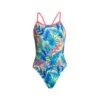 FUNKITA Poptail | Girls Eco Single Strap One Piece -Funkita FKS030G POPTAIL 01 1