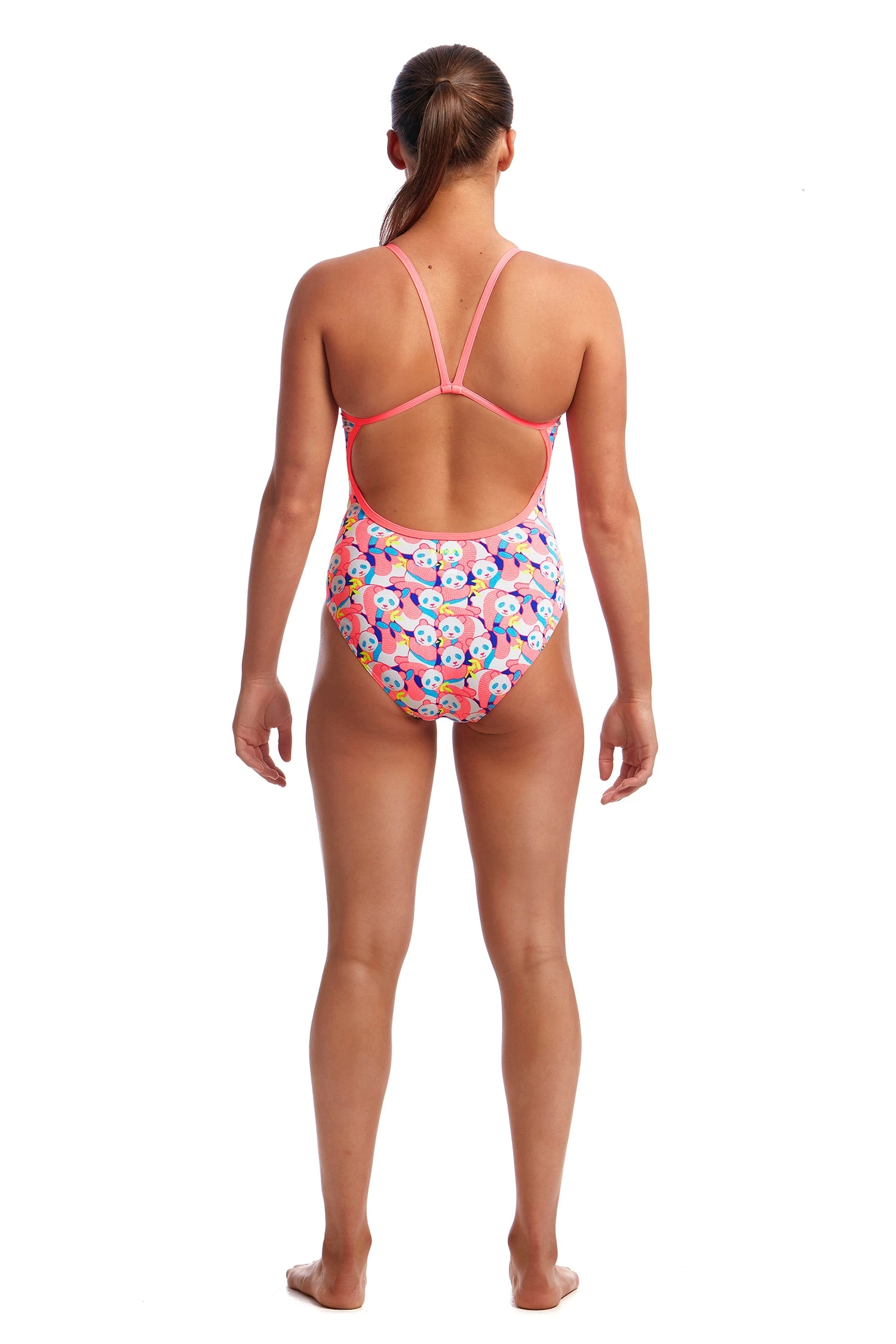 FUNKITA PINK PANDA | LADIES ECO SINGLE STRAP ONE PIECE 5 FUNKITA PINK PANDA | LADIES ECO SINGLE STRAP ONE PIECE - Image 3