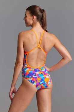 FUNKITA Swim Swan | Ladies Single Strap One Piece -Funkita FKS030L SWIM SWAN2