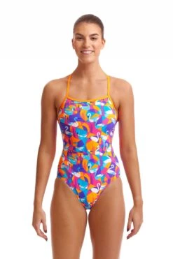 FUNKITA Swim Swan | Ladies Single Strap One Piece -Funkita FKS030L SWIM SWAN 01
