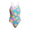 FUNKITA Pastel Porpie | Girls Diamond Back One Piece -Funkita FKS033G PASTEL PORPIE 02