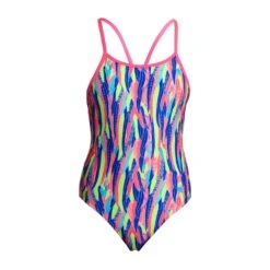 FUNKITA Wing Tips | Girls Diamond Back One Piece