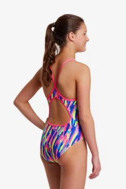 FUNKITA Wing Tips | Girls Diamond Back One Piece -Funkita FKS033G WING TIPS 5