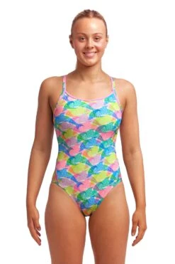 FUNKITA Pastel Porpie | Ladies Diamond Back One Piece -Funkita FKS033L PASTEL PORPIE 01 1