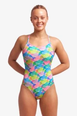 FUNKITA Pastel Porpie | Ladies Diamond Back One Piece -Funkita FKS033L PASTEL PORPIE 29