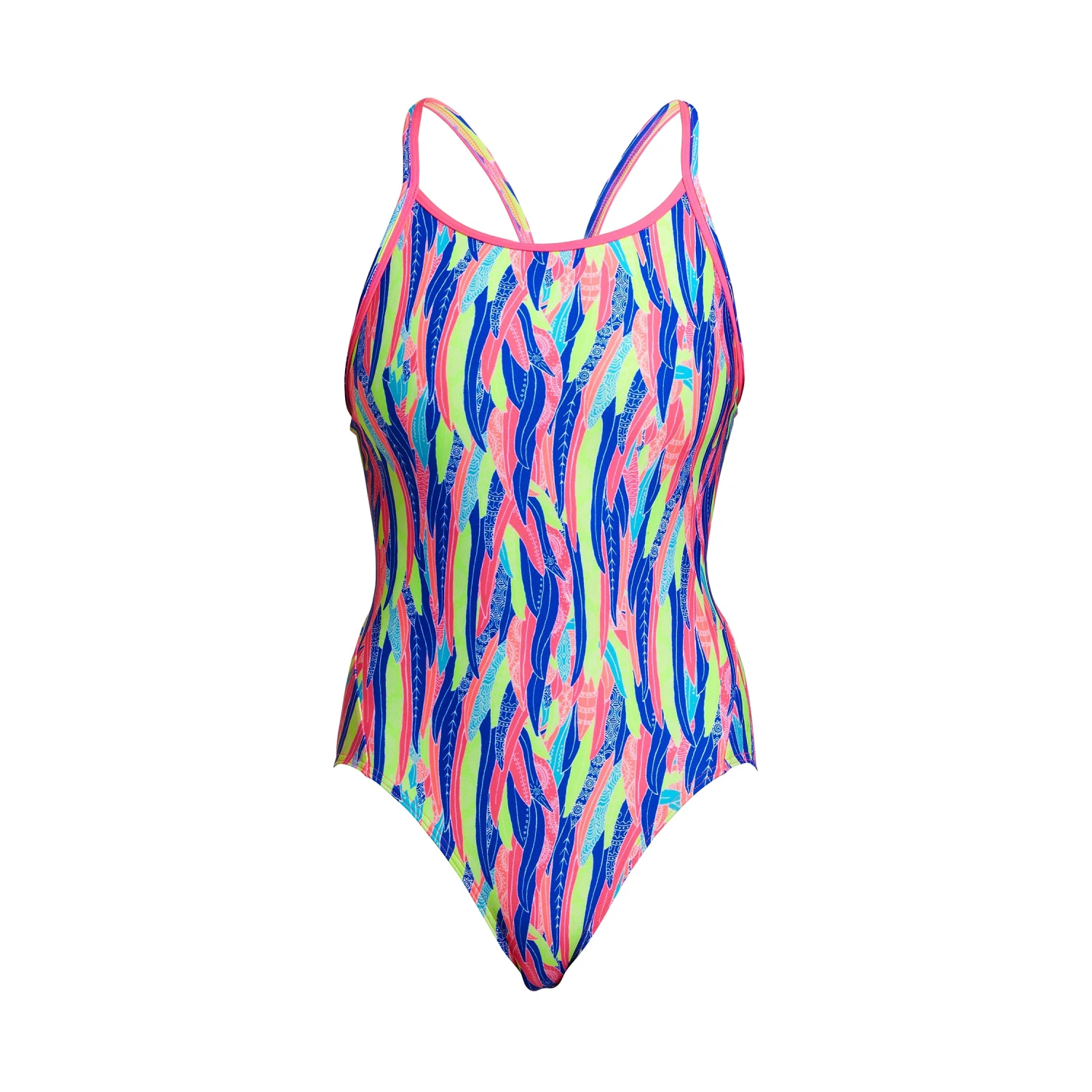FUNKITA Wing Tips | Ladies Diamond Back One Piece 3 FUNKITA Wing Tips | Ladies Diamond Back One Piece