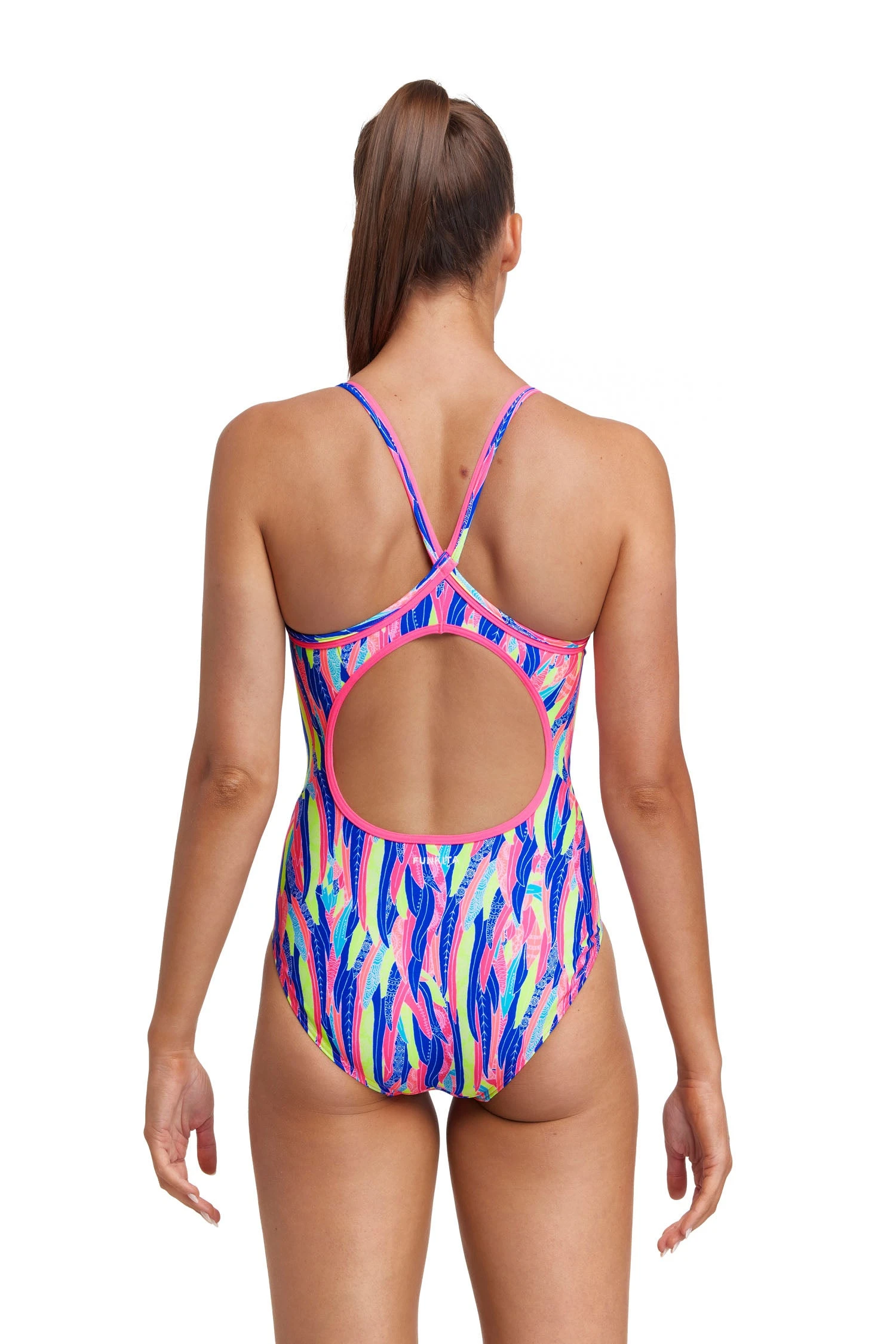 FUNKITA Wing Tips | Ladies Diamond Back One Piece 4 FUNKITA Wing Tips | Ladies Diamond Back One Piece - Image 2