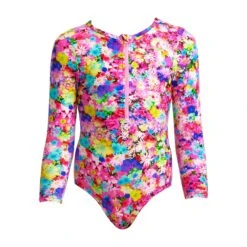 FUNKITA Garden Party | Toddler Girls Sun Cover One Piece
