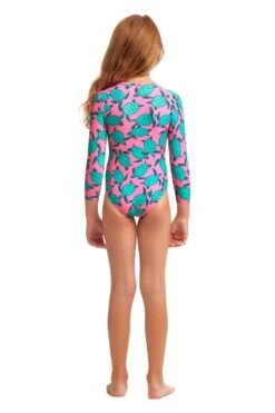 FUNKITA Paddling Pink | Toddler Girls Sun Cover One Piece 10 FUNKITA Paddling Pink | Toddler Girls Sun Cover One Piece -Funkita FKS061G PADDLING PINK 07