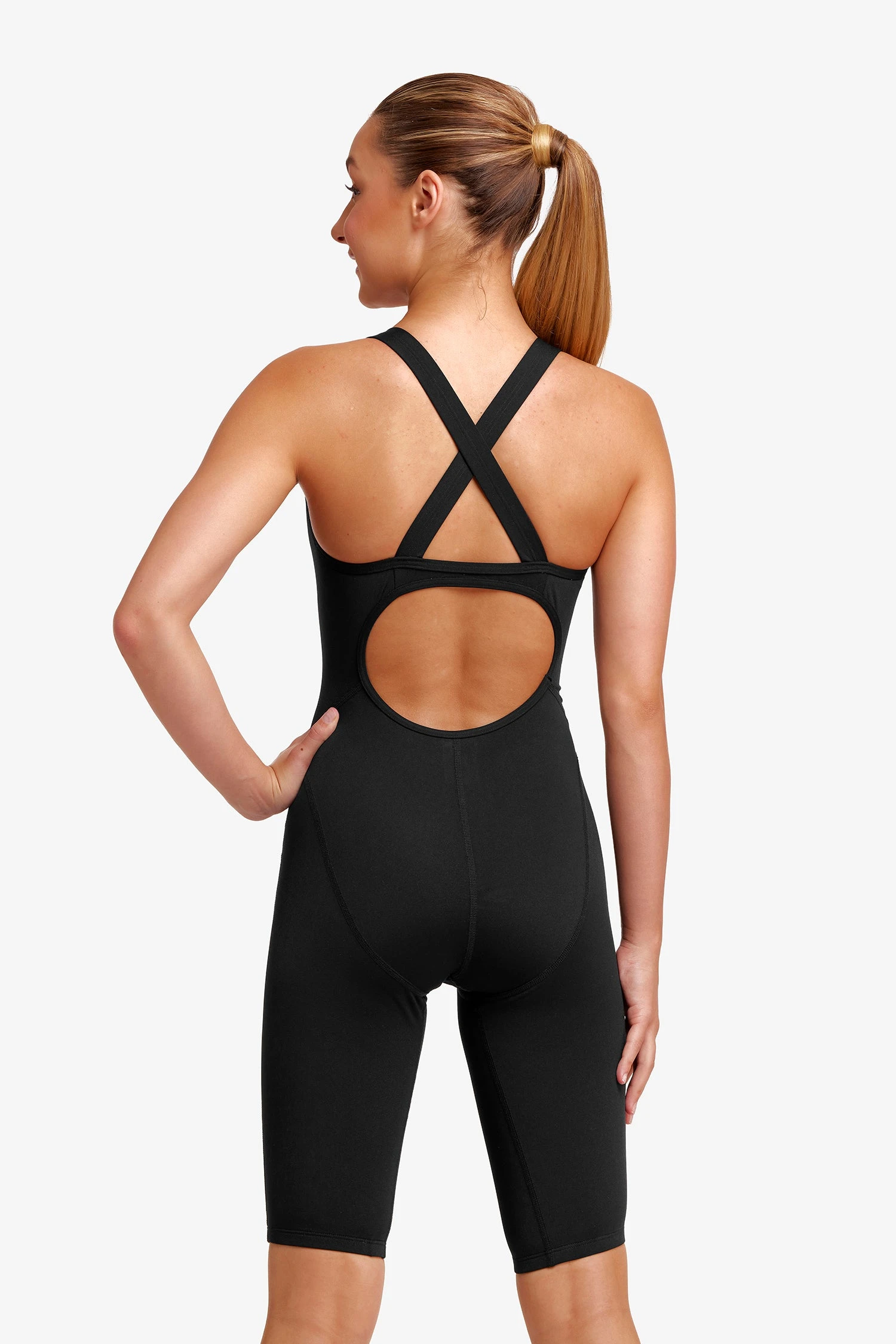 FUNKITA Still Black | Girls Fast Legs One Piece 4 FUNKITA Still Black | Girls Fast Legs One Piece - Image 2