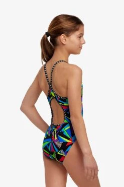 FUNKITA Beat It | Girls Diamond Back One Piece -Funkita FS11G BEAT IT 09