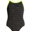 FUNKITA BINARY BABE | GIRLS DIAMOND BACK ONE PIECE 2 FUNKITA BINARY BABE | GIRLS DIAMOND BACK ONE PIECE -Funkita FS11G BINARY BABE 002