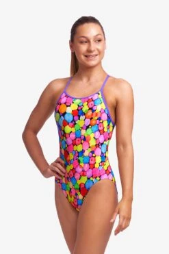 FUNKITA Bubble Tea | Girls Diamond Back One Piece -Funkita FS11G BUBBLE TEA 12