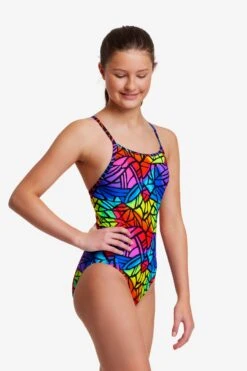 FUNKITA Cabbage Patch | Girls Diamond Back One Piece -Funkita FS11G CABBAGE PATCH 15