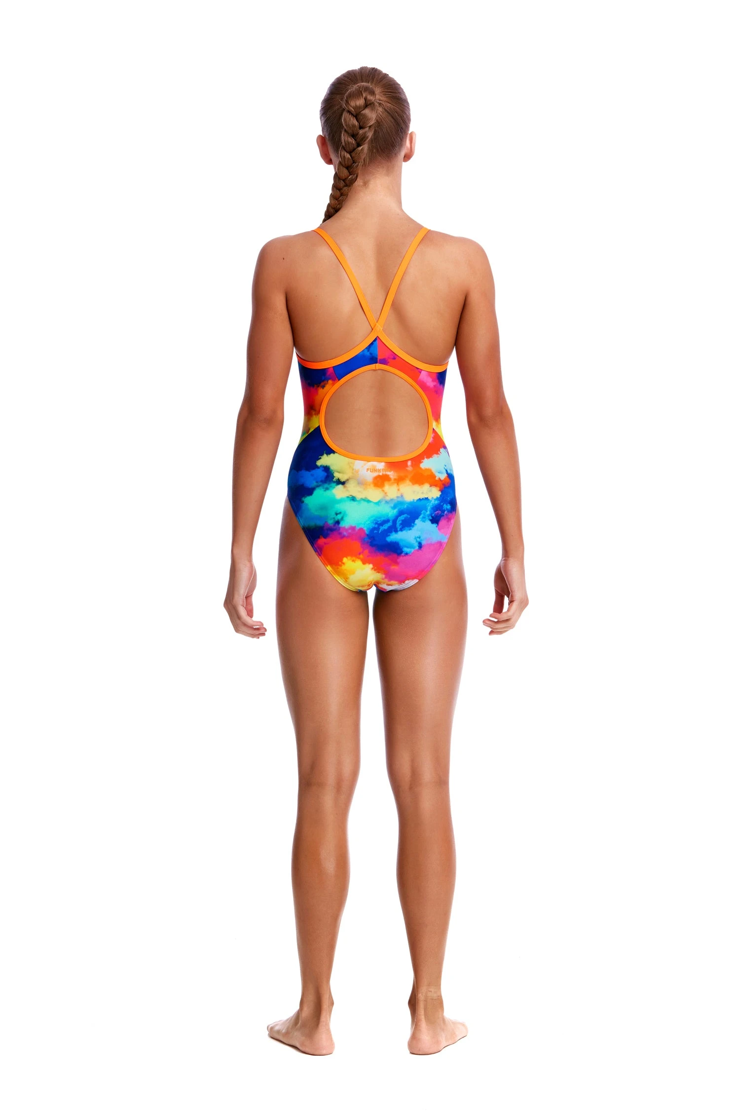 FUNKITA Cumulus | Girls Diamond Back One Piece 4 FUNKITA Cumulus | Girls Diamond Back One Piece - Image 2