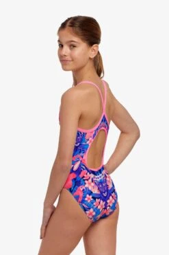 FUNKITA Jingle Jungle | Girls Diamond Back One Piece -Funkita FS11G JINGLE JUNGLE 09