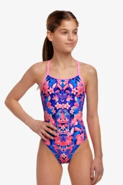 FUNKITA Jingle Jungle | Girls Diamond Back One Piece -Funkita FS11G JINGLE JUNGLE 14