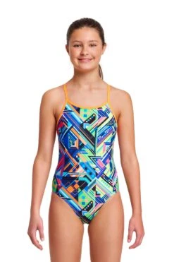 FUNKITA Kickflip | Girls Diamond Back One Piece 13 FUNKITA Kickflip | Girls Diamond Back One Piece -Funkita FS11G KICKFLIP 01 1