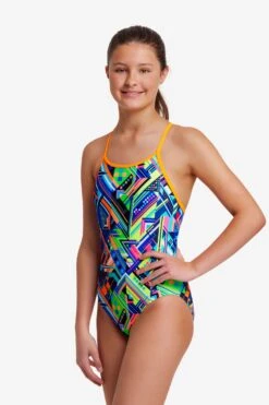FUNKITA Kickflip | Girls Diamond Back One Piece 12 FUNKITA Kickflip | Girls Diamond Back One Piece -Funkita FS11G KICKFLIP 11