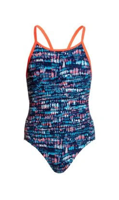 FUNKITA LOTSA DOTS | GIRLS DIAMOND BACK ONE PIECE