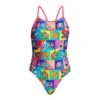 FUNKITA Rat Pack | Girls Diamond Back One Piece -Funkita FS11G Ratpack