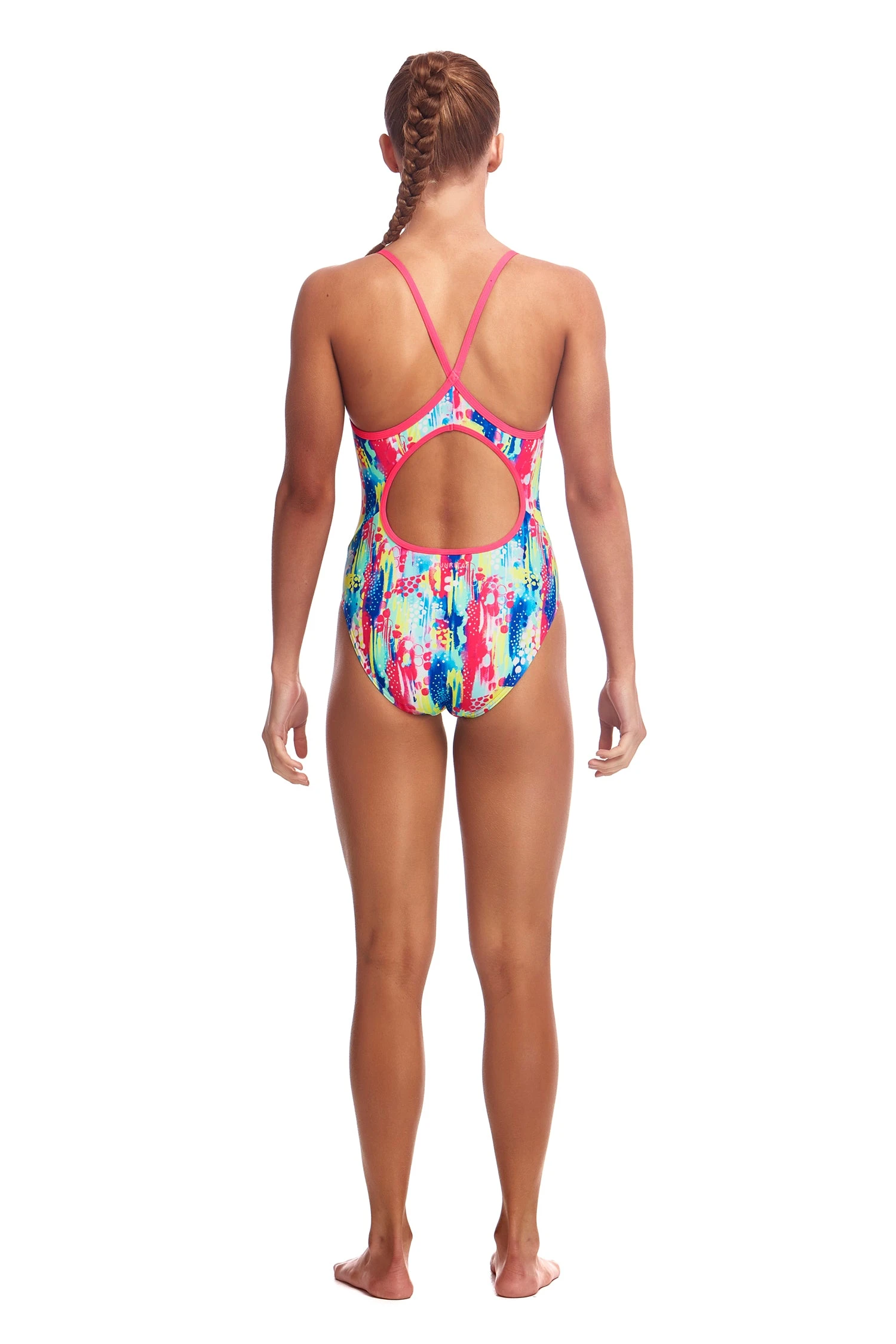 FUNKITA Slapped On | Girls Diamond Back One Piece 4 FUNKITA Slapped On | Girls Diamond Back One Piece - Image 2