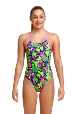 FUNKITA Sloth Slumber | Girls Diamond Back One Piece -Funkita FS11G SLOTH SLUMBER 01
