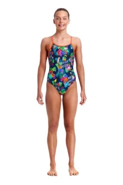 FUNKITA Tropic Tag | Girls Diamond Back One Piece -Funkita FS11G TROPIC TAG 3256