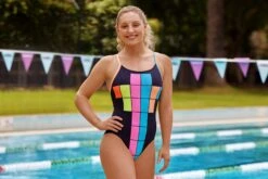 FUNKITA Building Blocks | Ladies Diamond Back One Piece -Funkita FS11L BUILDING BLOCKS 01 1