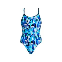 FUNKITA CRACK ATTACK | LADIES DIAMOND BACK ONE PIECE