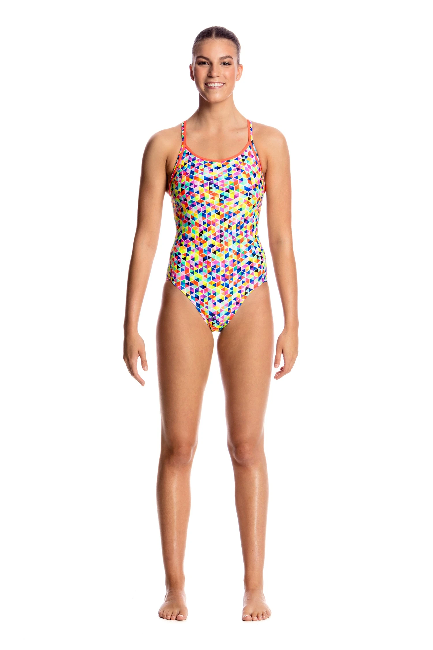 FUNKITA HEX ON LEGS | LADIES DIAMOND BACK ONE PIECE 4 FUNKITA HEX ON LEGS | LADIES DIAMOND BACK ONE PIECE - Image 2